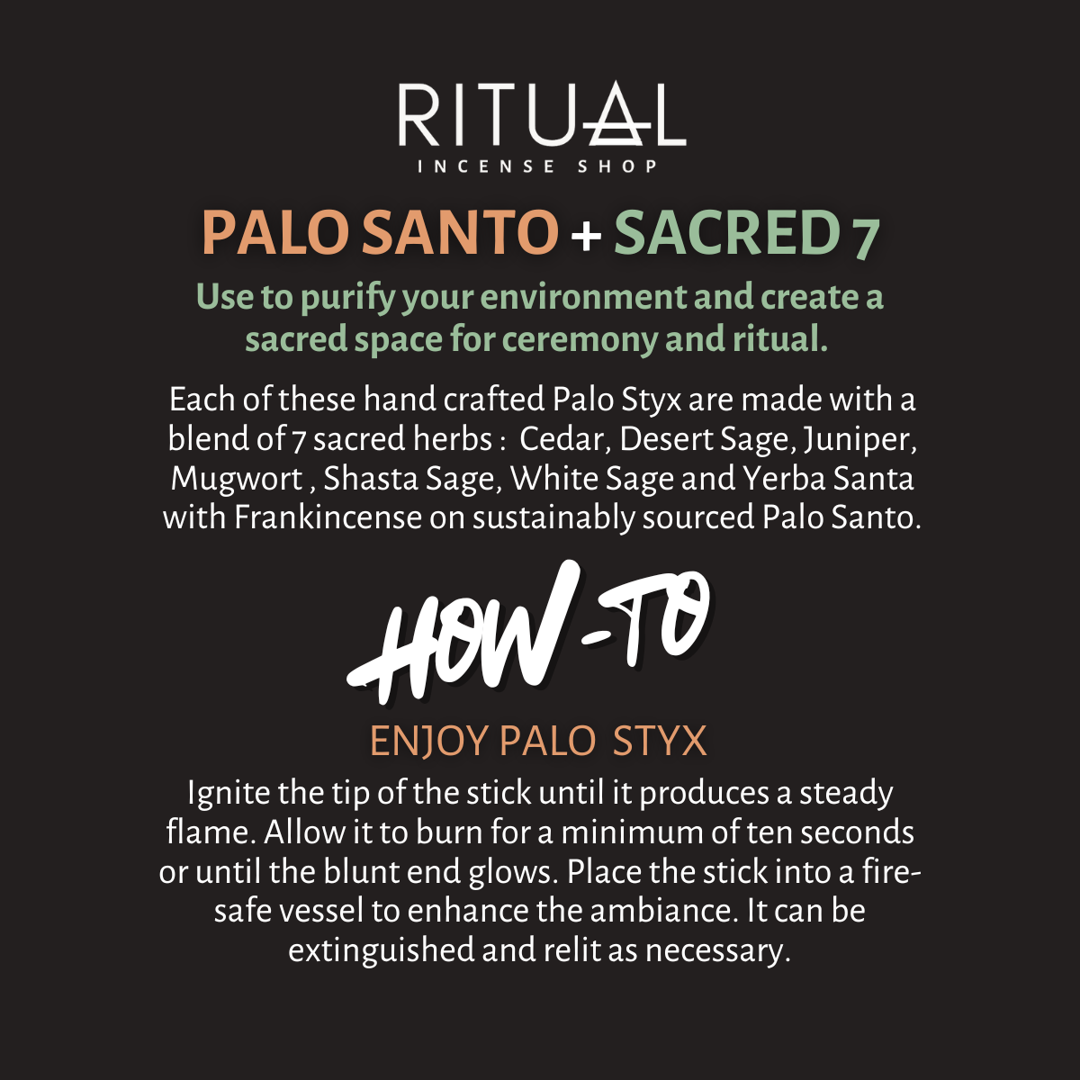 Ritual Incense Palo Styx