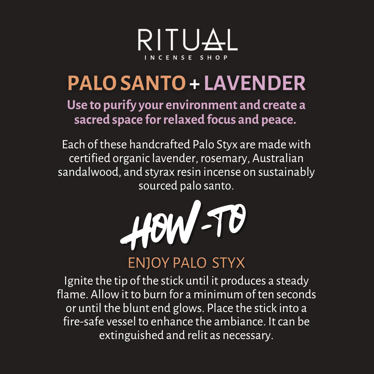 Ritual Incense Palo Styx