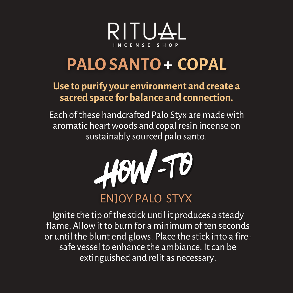 Ritual Incense Palo Styx