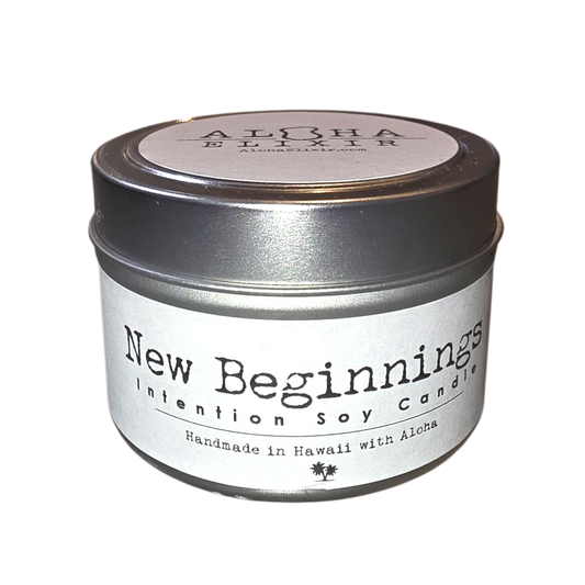 New Beginnings Intention Candle **LIMITED EDITION**