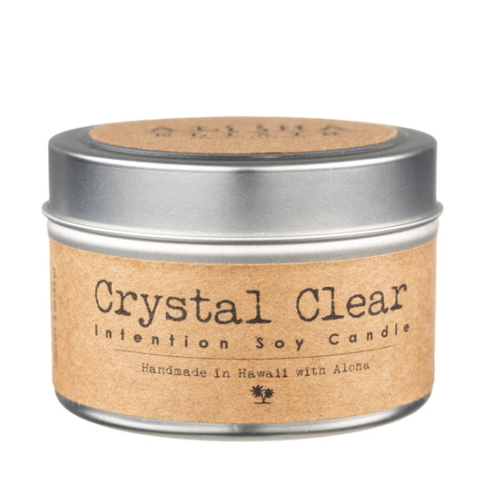 Crystal Clear Intention Candle